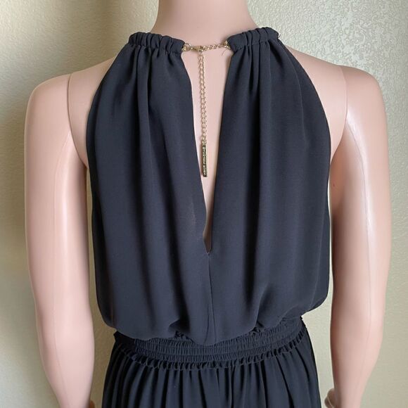 Michael Michael Kors Hayden Chain Neck Dress Black Size 0 - Picture 7 of 10
